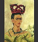 Frida Kahlo Self Portrait with Braid painting